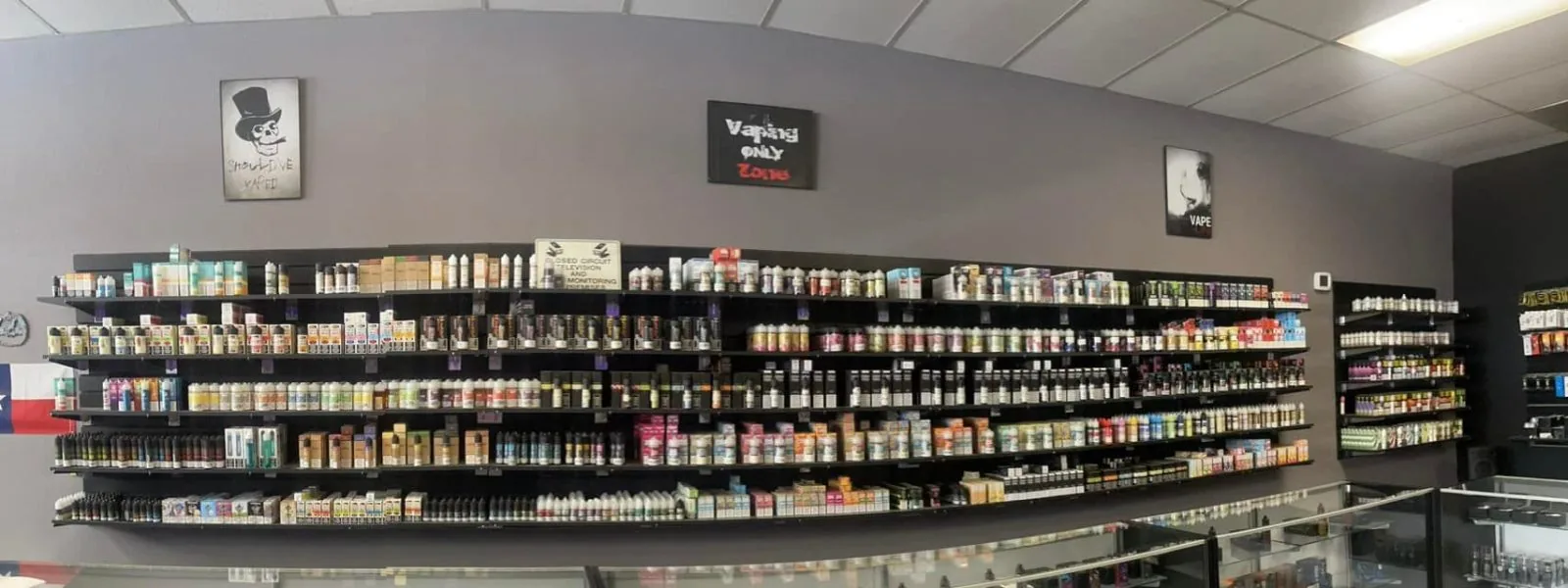 The e-liquid wall