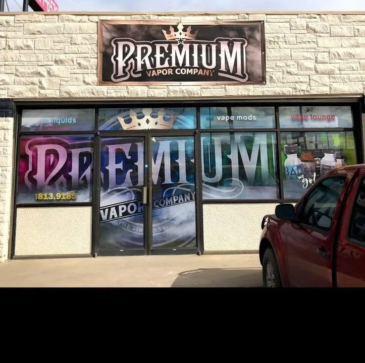 Premium Vapor Company storefront in Midland